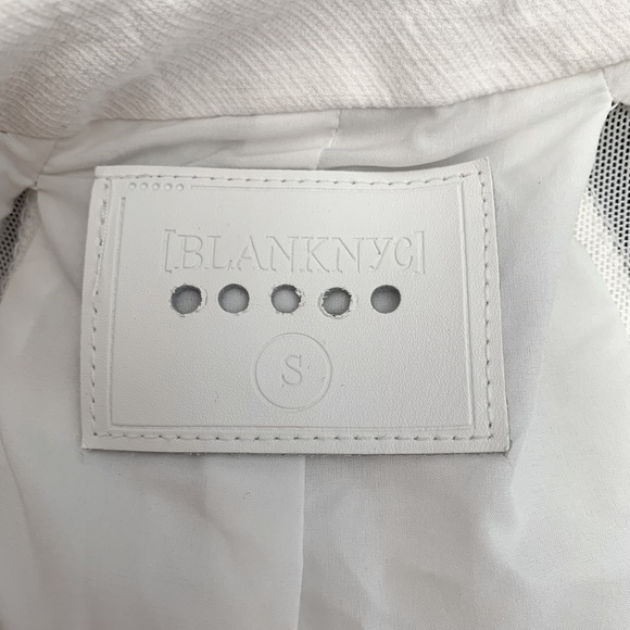BLANKNYC White Moto Jacket with mesh details size small - Picture 3 of 11